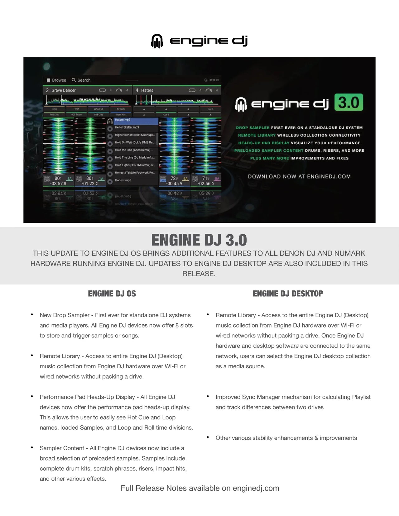 Engine DJ OS 3.0 - selectadjs