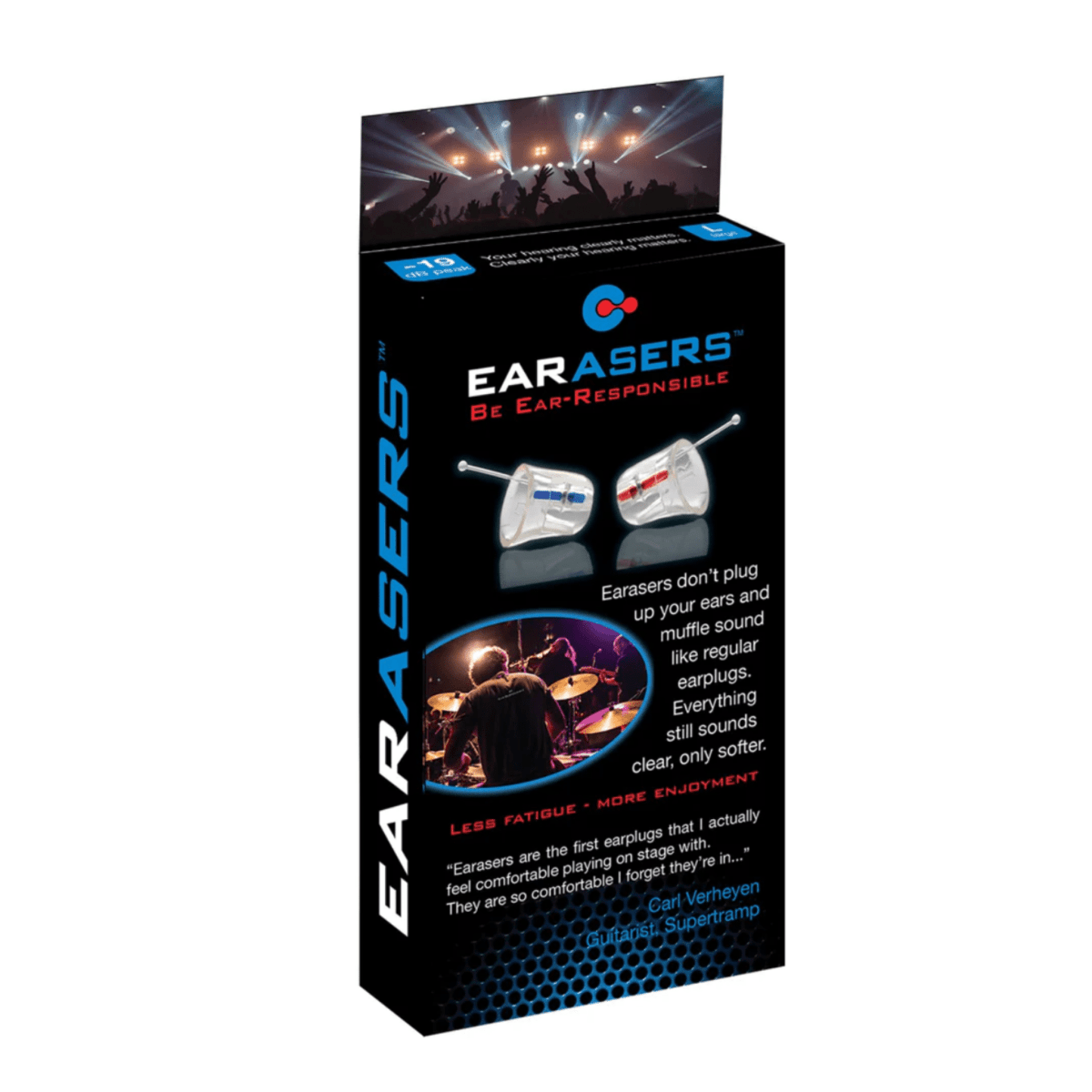 Earasers M1S EarPlugs - 19db Small - selectadjs - Earasers