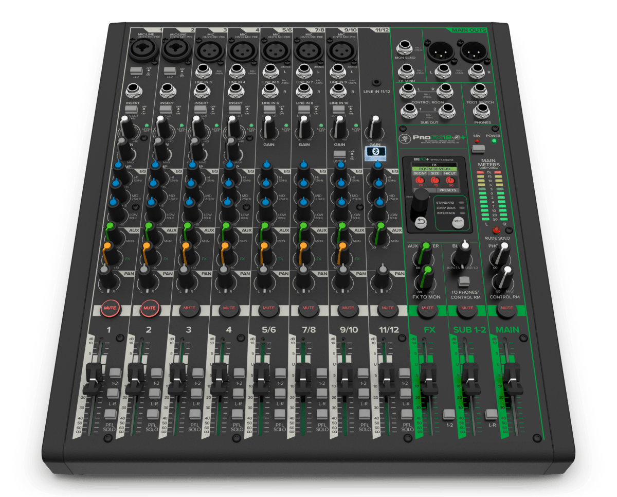 Mackie ProFX12v3+ - selectadjs - Studio Mixer - Mackie