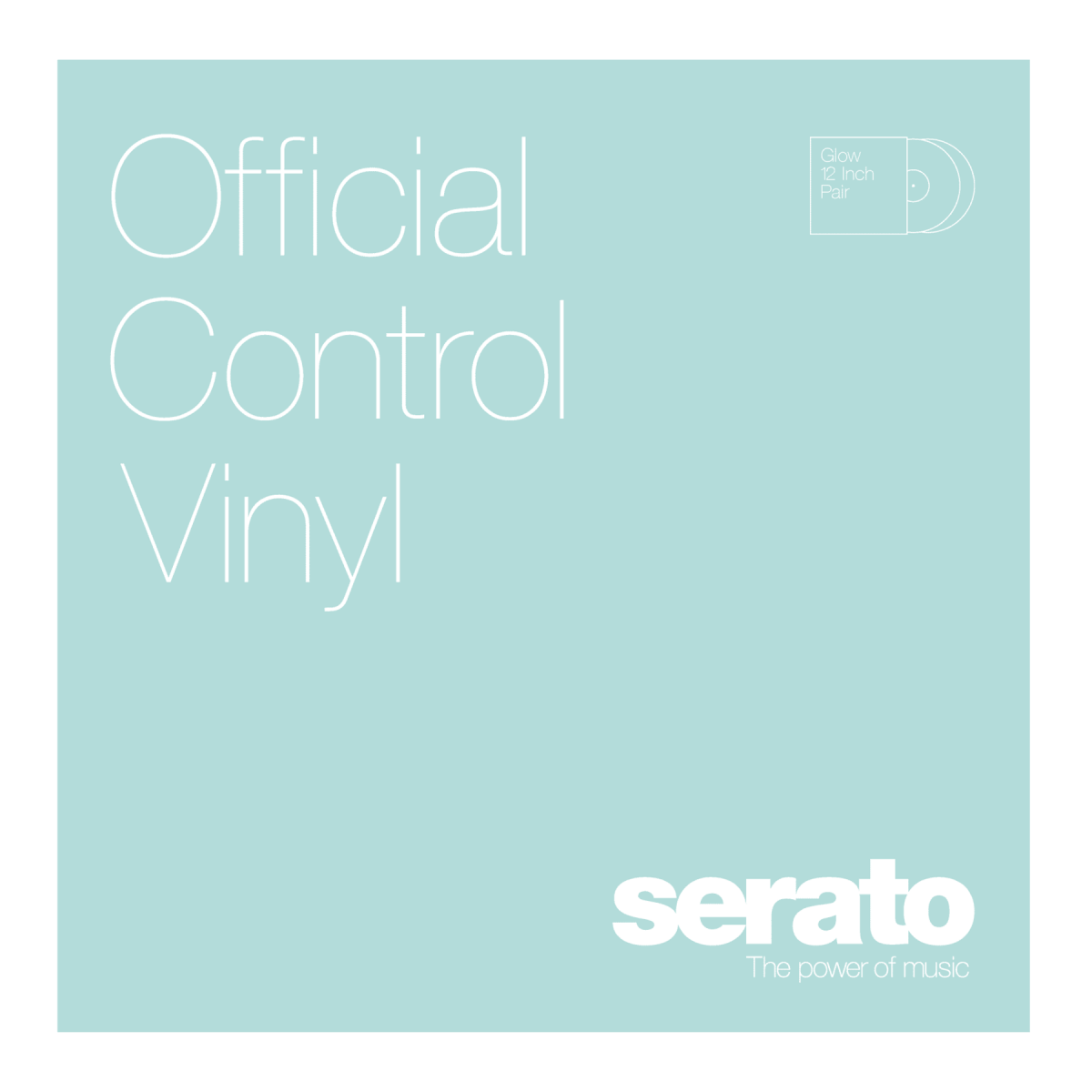 Serato Control Vinyl 12" pair in glow in the dark - selectadjs - Vinyl - Serato