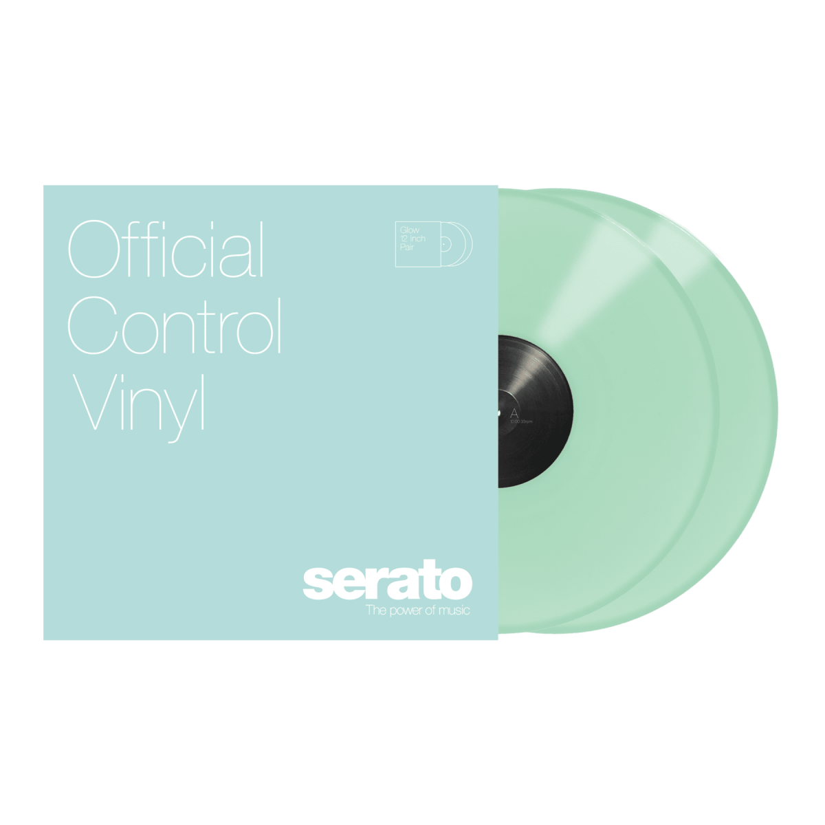 Serato Control Vinyl 12" pair in glow in the dark - selectadjs - Vinyl - Serato