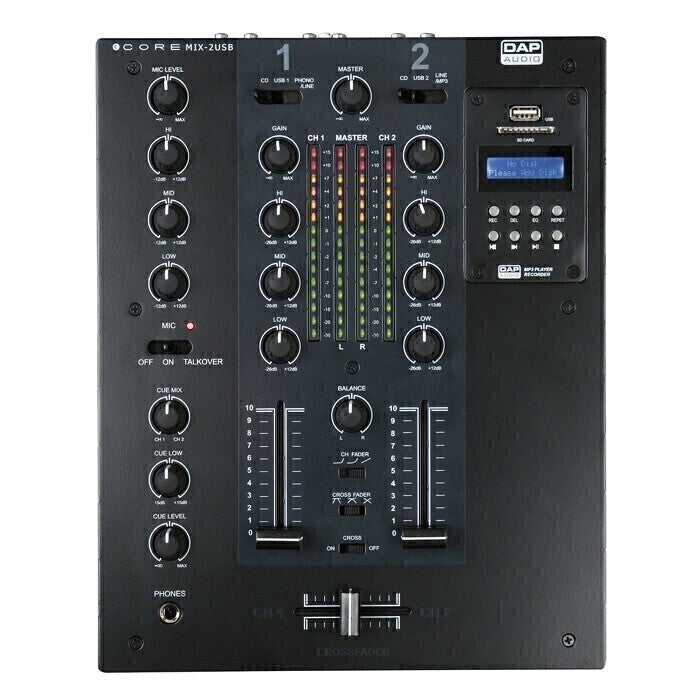 DAP Audio Core Mix 2 USB - selectadjs - DJ Mixer - Dap Audio