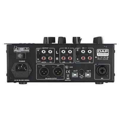 DAP Audio Core Mix 2 USB - selectadjs - DJ Mixer - Dap Audio