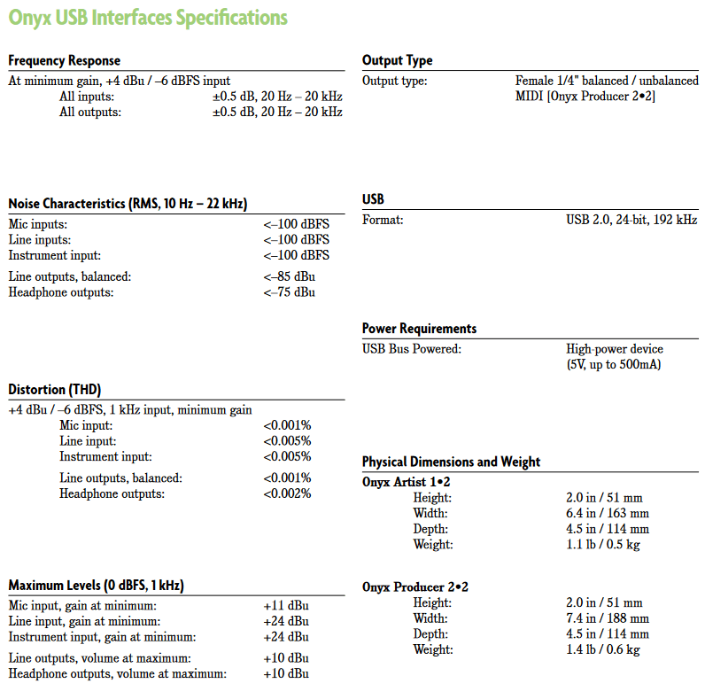 Mackie Onyx Artist 1x2 - selectadjs - Audio Interfaces - Mackie