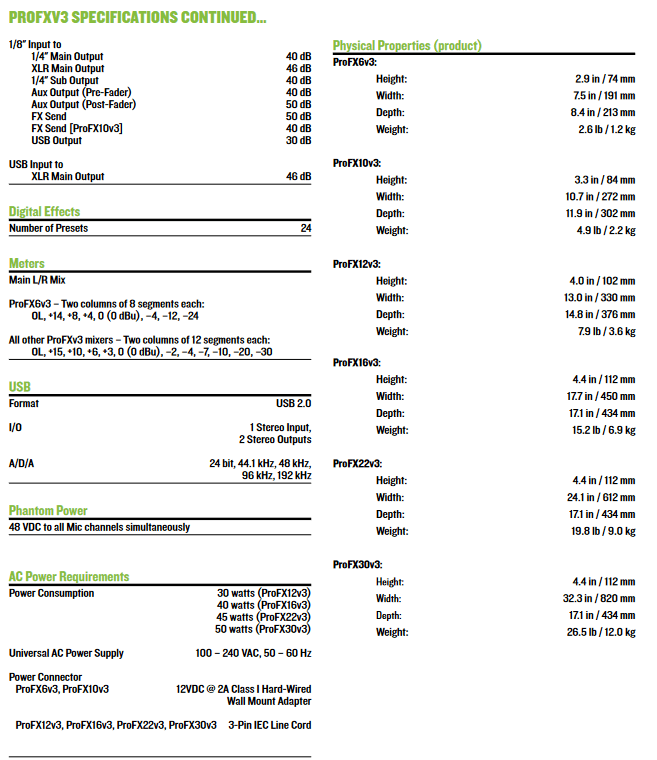 Mackie ProFX6v3 - selectadjs - Studio Mixer - Mackie