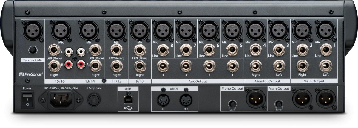Presonus StudioLive16.0.2 USB - selectadjs - Studio Mixer - Presonus