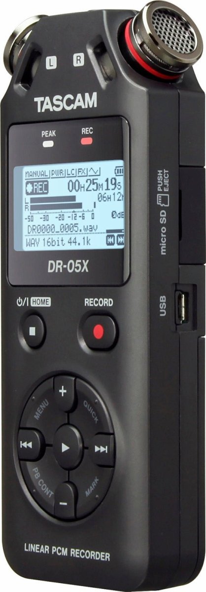 Tascam DR - 05X - selectadjs - Audio Recorder - Tascam