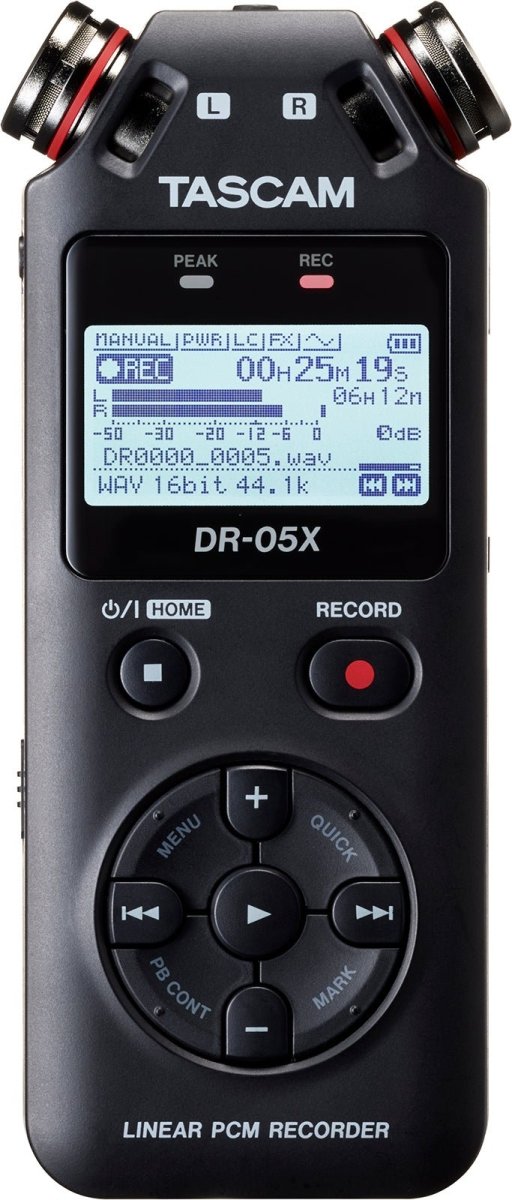 Tascam DR - 05X - selectadjs - Audio Recorder - Tascam