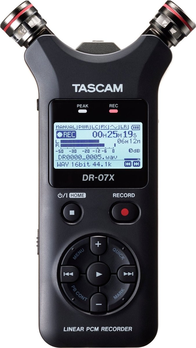 Tascam DR - 07X - selectadjs - Audio Recorder - Tascam