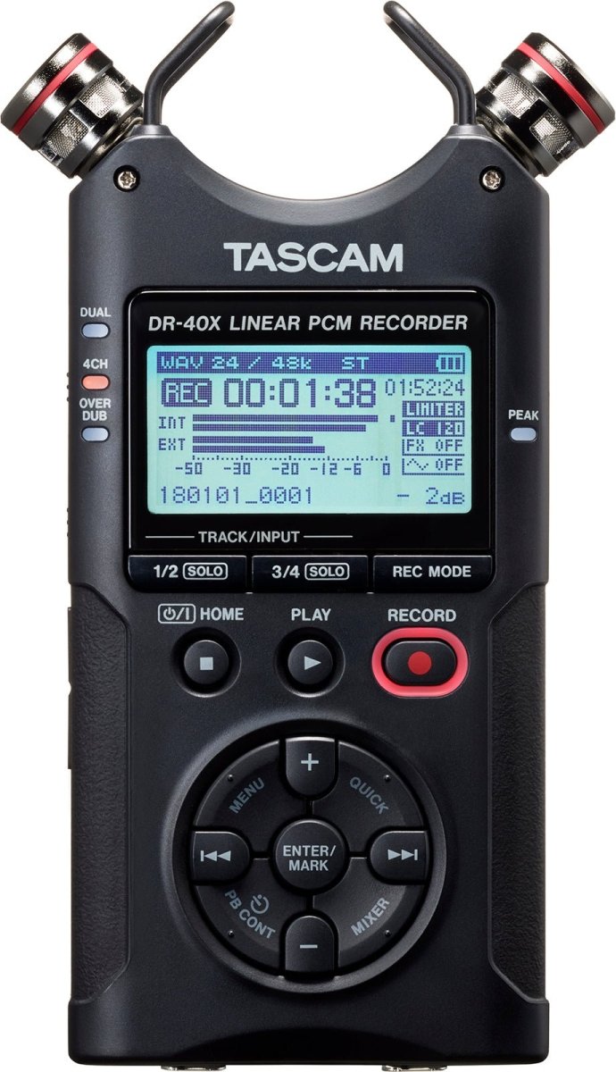 Tascam DR - 40X - selectadjs - Audio Recorder - Tascam