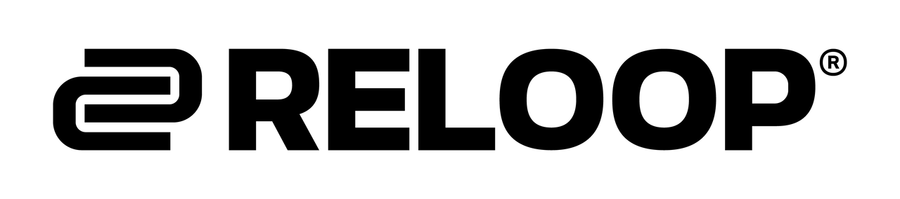 RELOOP logo in black on a white background