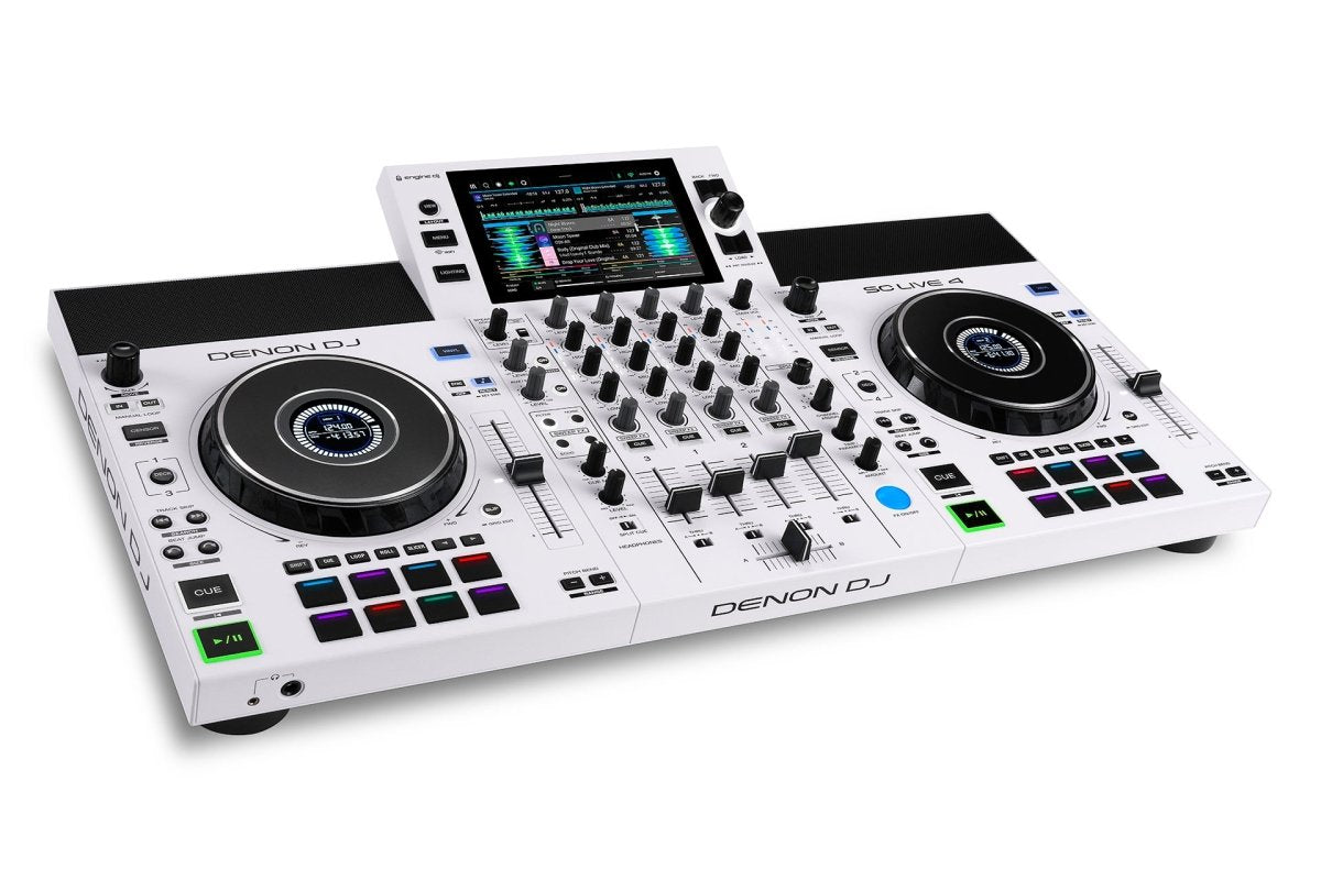 Denon SCLIVE4 WHITE EDITION - selectadjs - All In One - Denon DJ