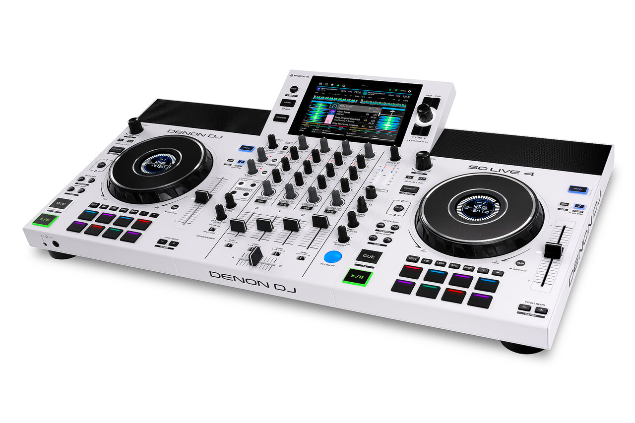 Denon SCLIVE4 WHITE EDITION - selectadjs - All In One - Denon DJ