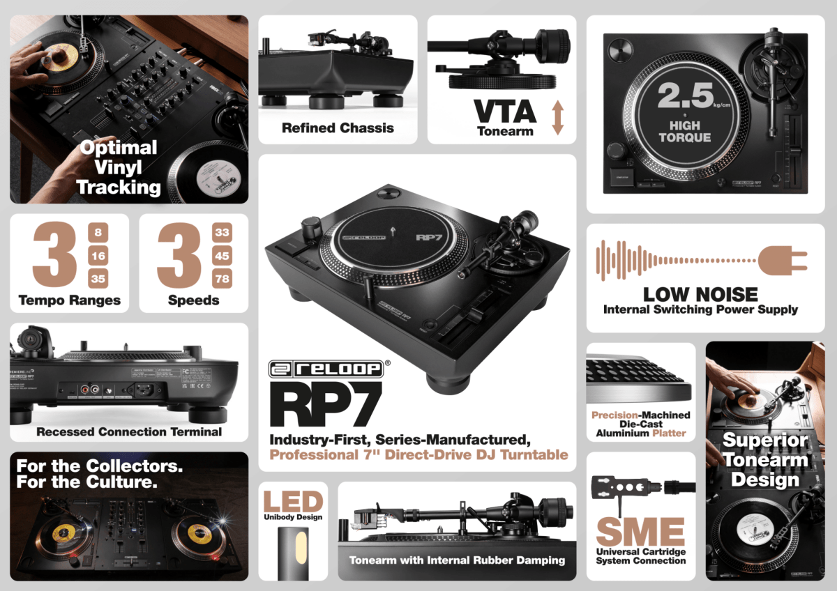 Reloop RP - 7 - selectadjs - Turntable - Reloop