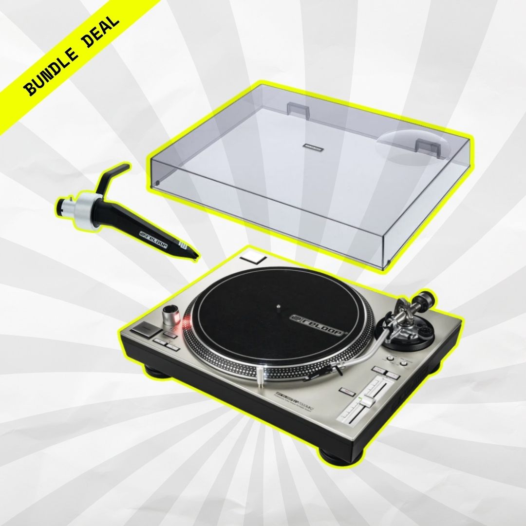 Reloop RP - 7000MK2 Silver + Cover + Cartridge - selectadjs