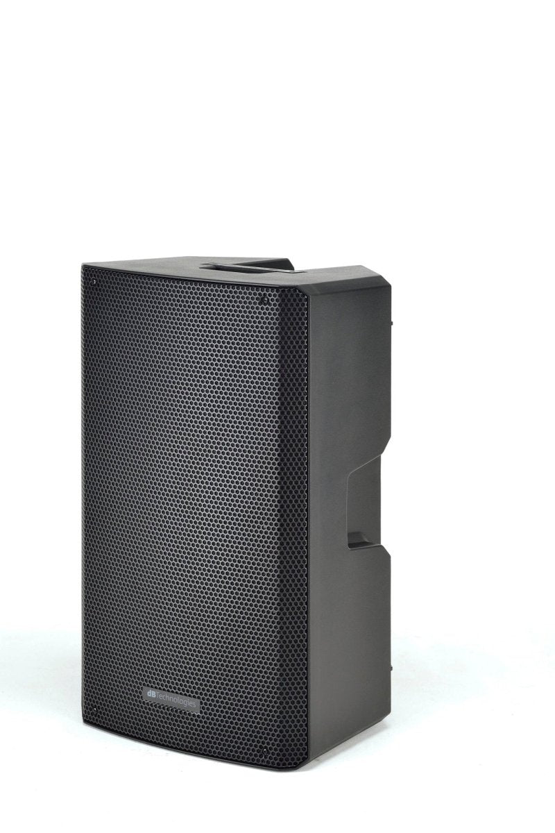 A dBTechnologies KL 15 speaker, ideal for mobile DJs and live bands needing powerful, full-range sound for larger venues.