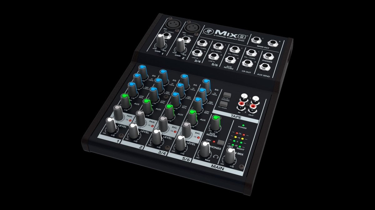 Mackie Mix8 - selectadjs - Studio Mixer - Mackie