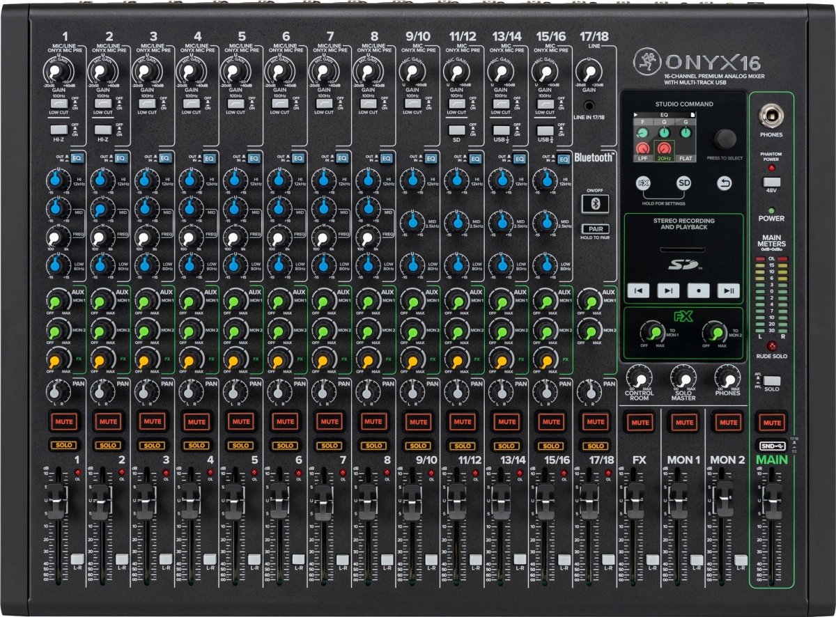 Mackie Onyx 16 - selectadjs - Studio Mixer - Mackie