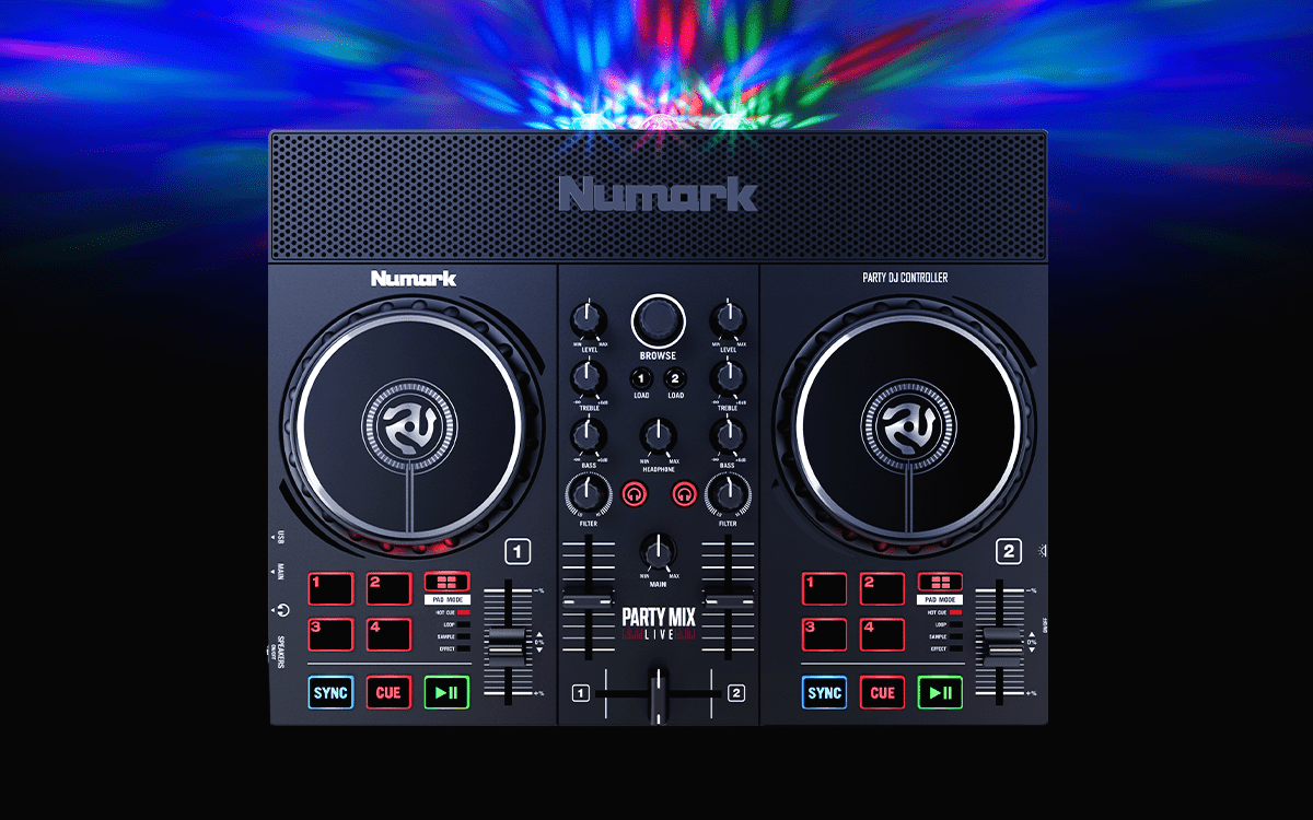 NUMARK PartyMixLive - selectadjs - DJ Controller - Numark